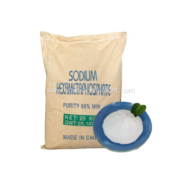 Industrial Grade Sodium Hexametaphosphate Shmp P2O5 68%Min